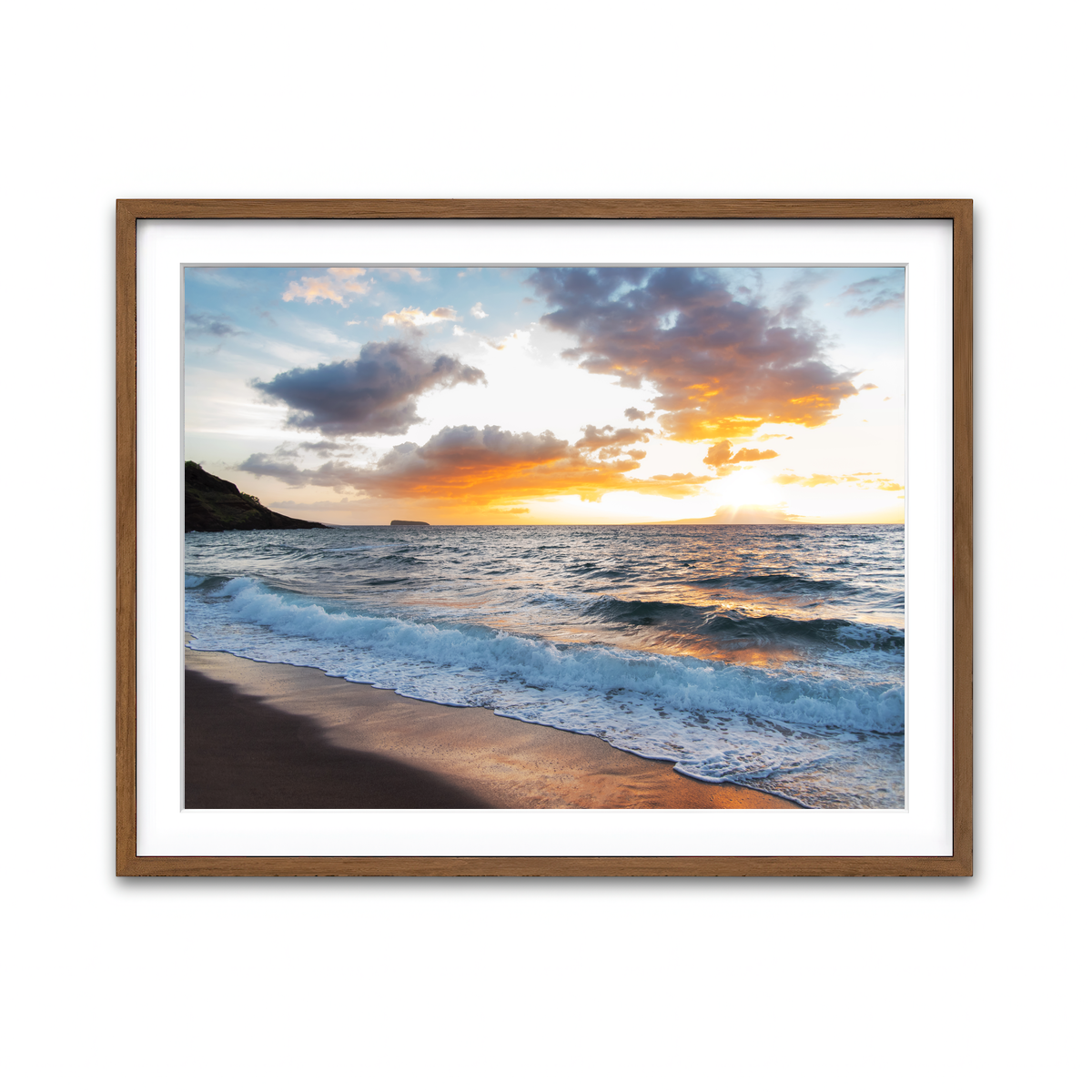 Framed Print 4x3 Walnut
