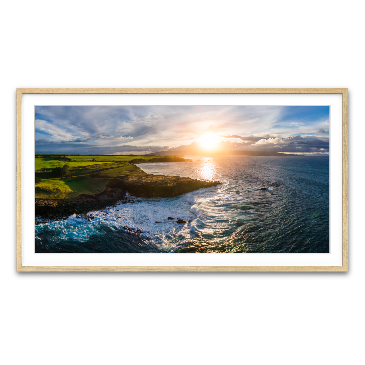 Framed Print 2x1 Natural