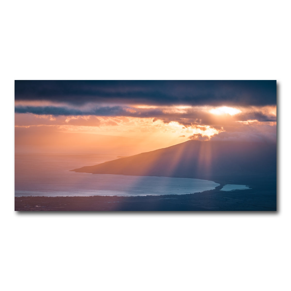 AUTO-MOCKUP WHITE | Maui Sun Rays | 1 Piece | Gallery Wrap Canvas | group=2x1