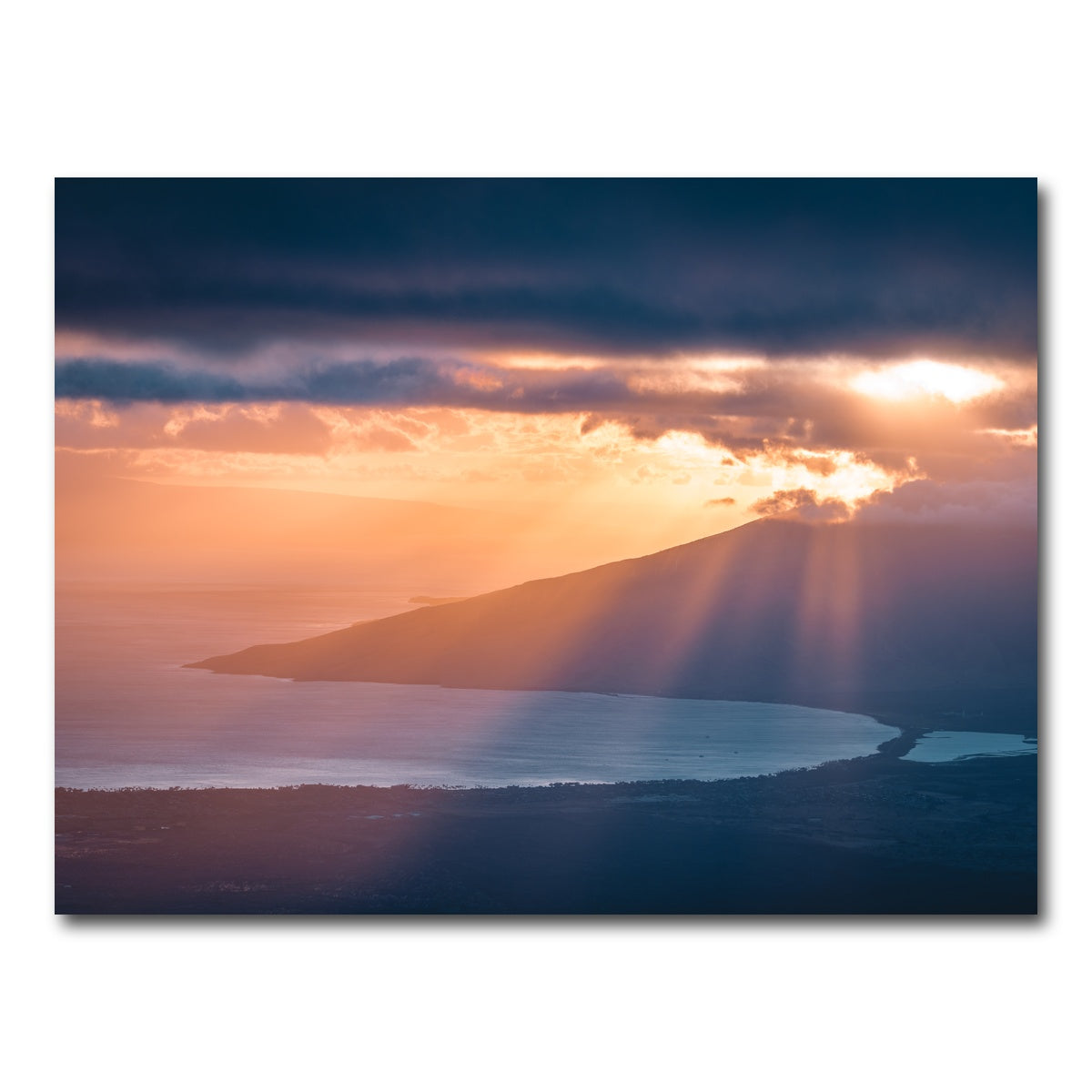 AUTO-MOCKUP WHITE | Maui Sun Rays | 1 Piece | Gallery Wrap Canvas | group=4x3
