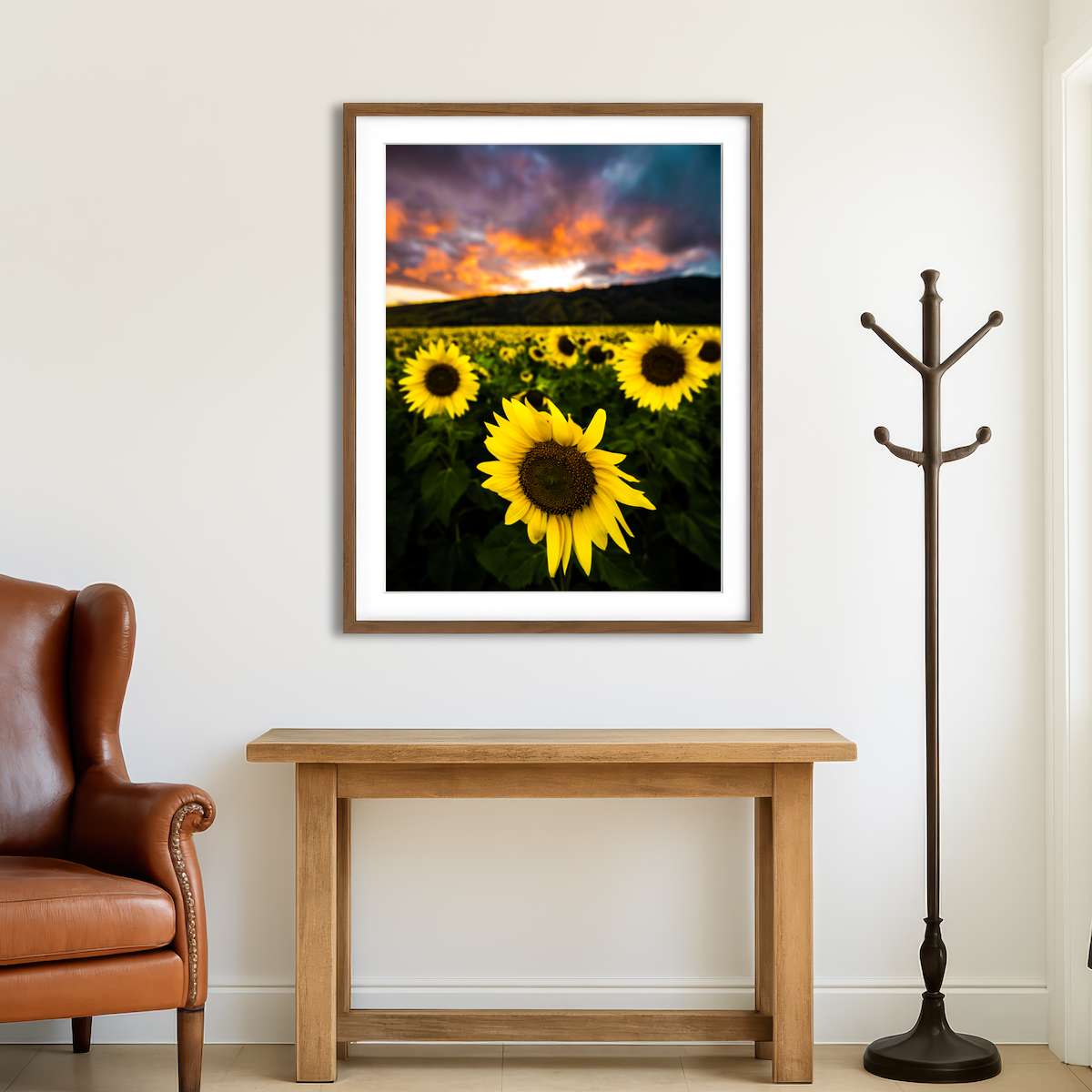 AUTO-MOCKUP ROOM | Maui Sunflowers Wall Art