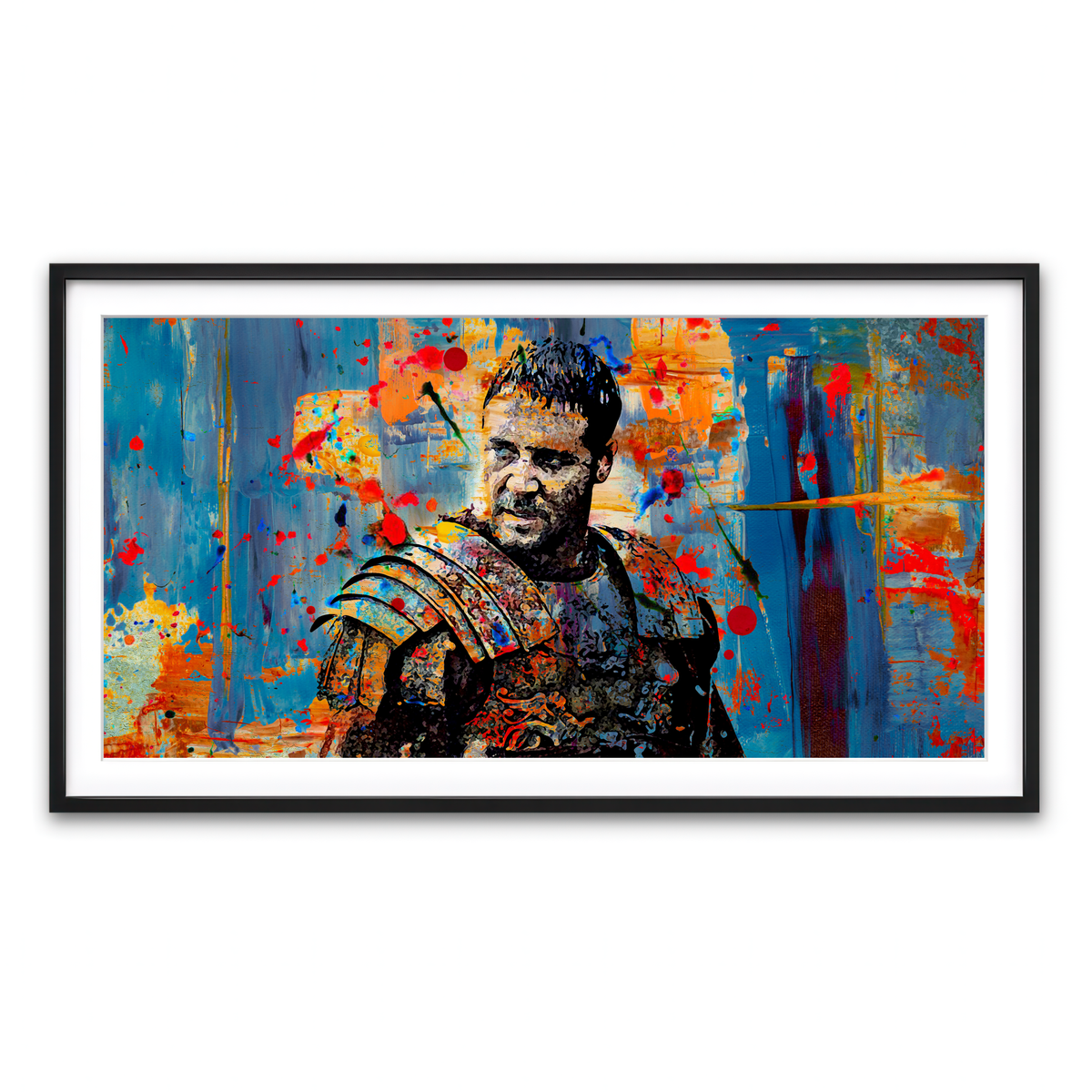 Framed Print 2x1 Black