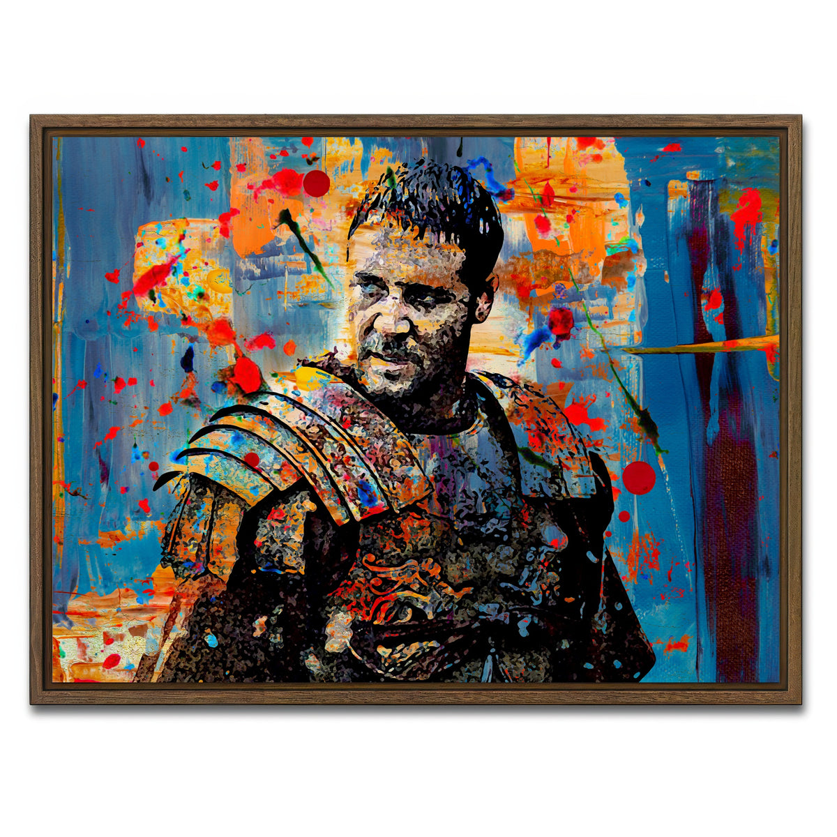 AUTO-MOCKUP WHITE | Maximus | 1 Piece | Walnut Frame | group=4x3