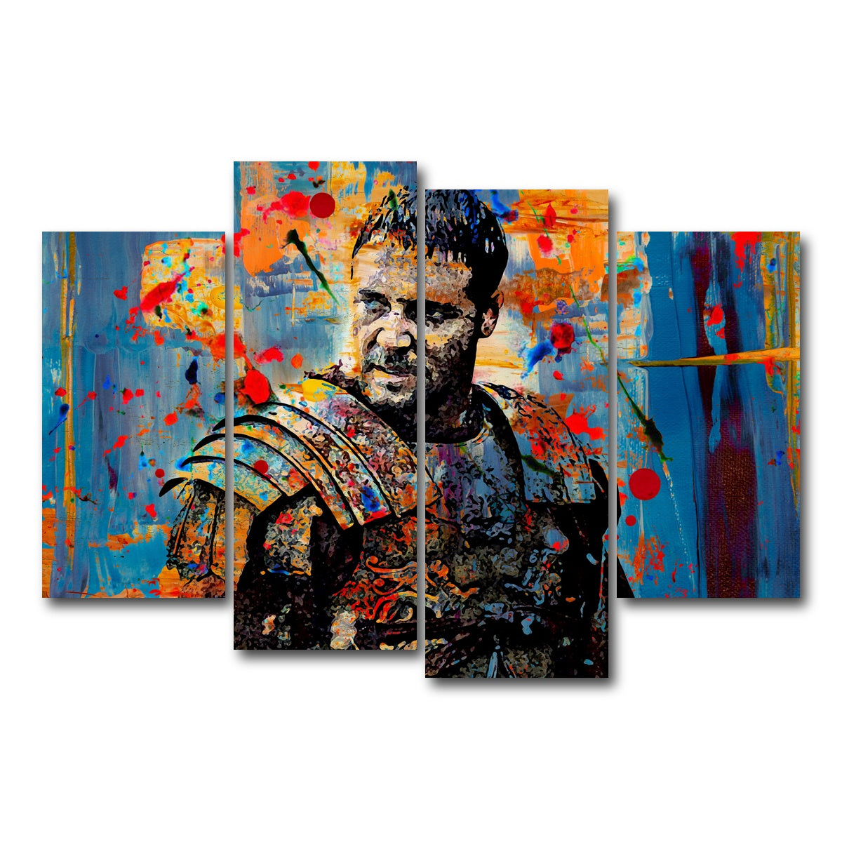 AUTO-MOCKUP WHITE | Maximus | 4 Piece | Gallery Wrapped | group=4_short