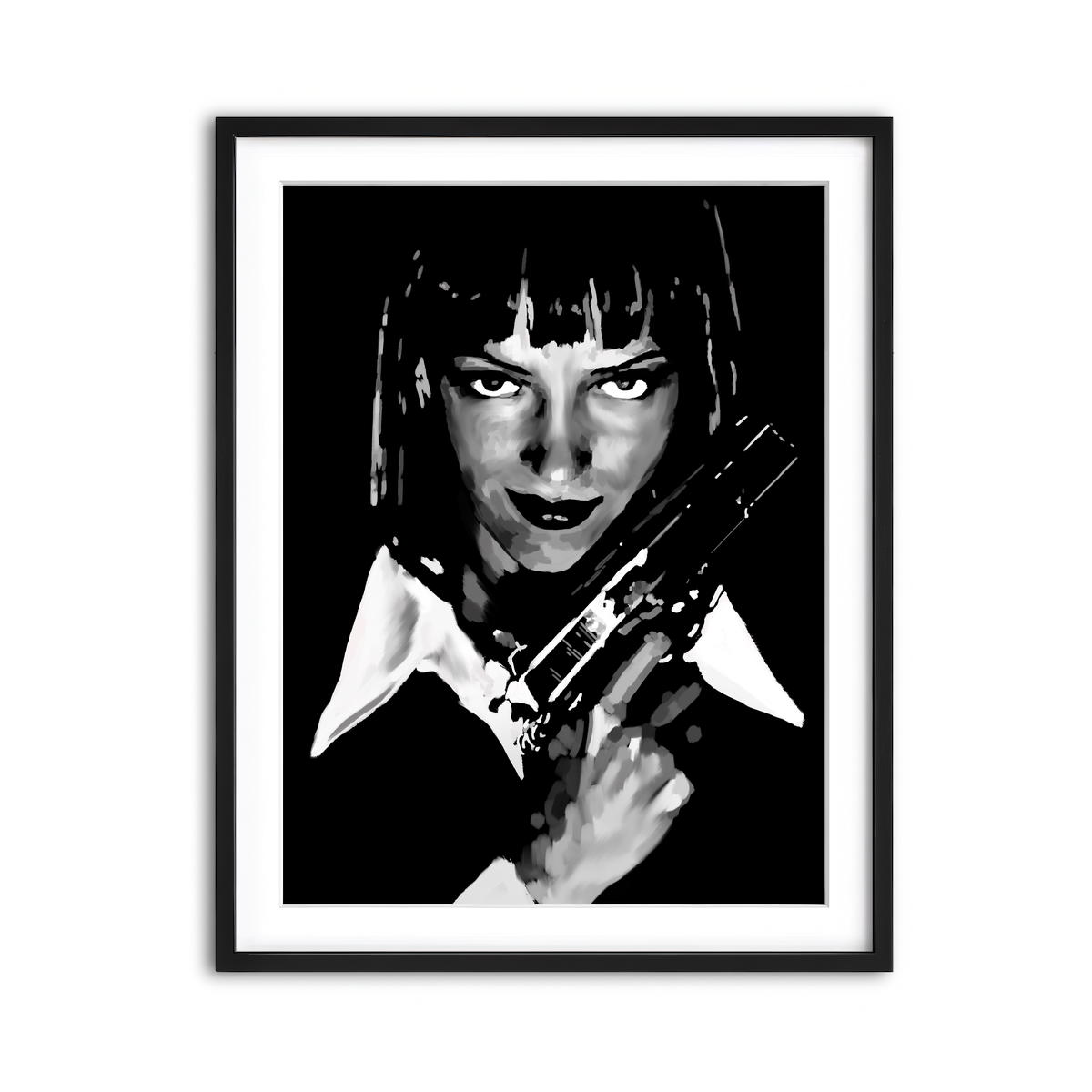 Framed Print 3x4 Black