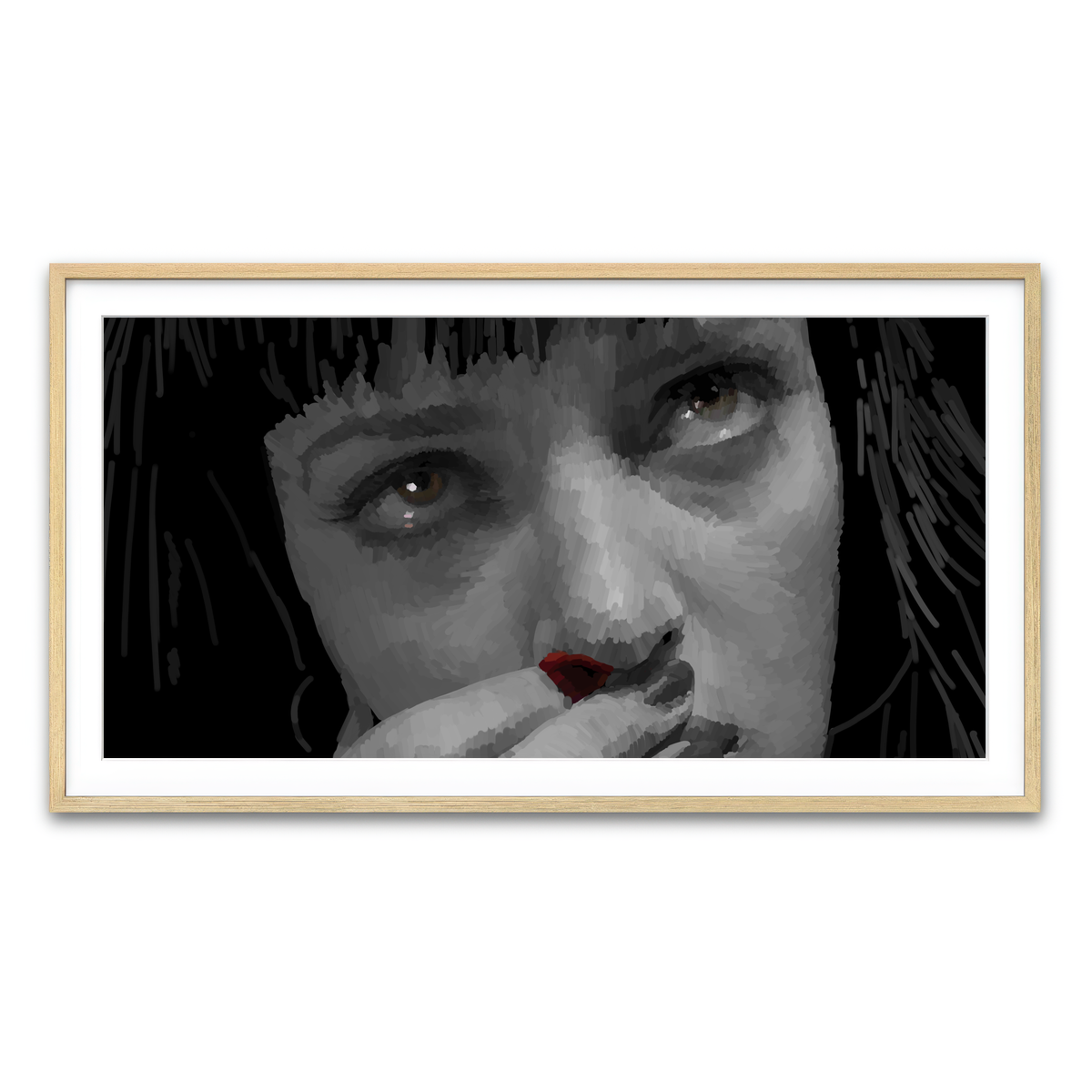 Framed Print 2x1 Natural