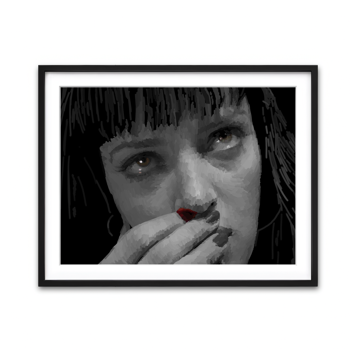 Framed Print 4x3 Black