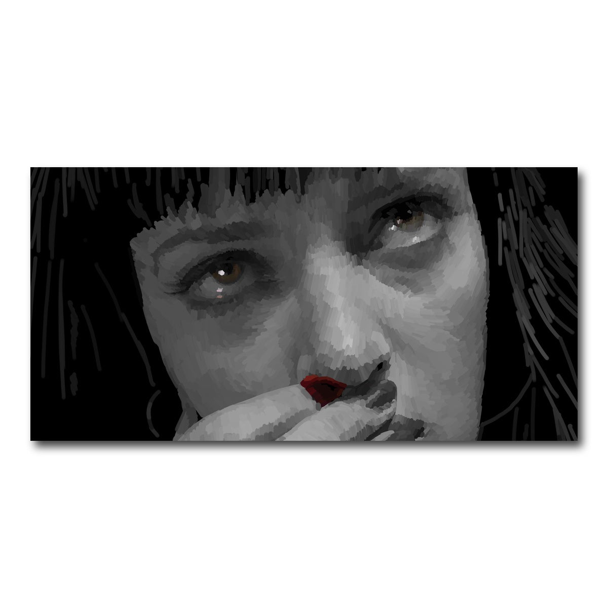 AUTO-MOCKUP WHITE | Mia Red | 1 Piece | Gallery Wrap Canvas | group=2x1