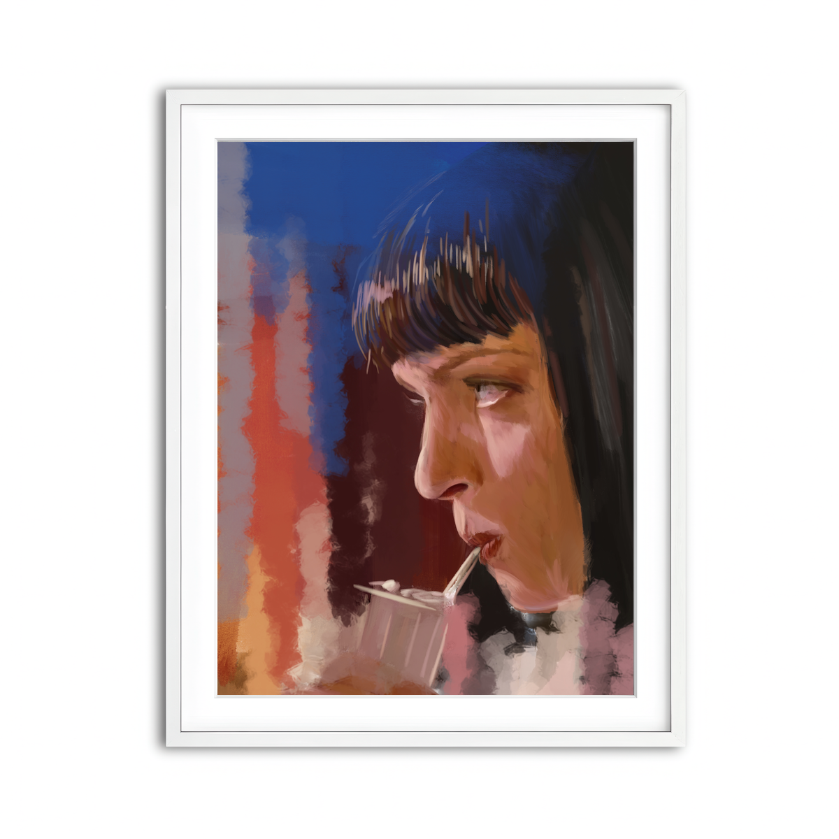 Framed Print 3x4 White