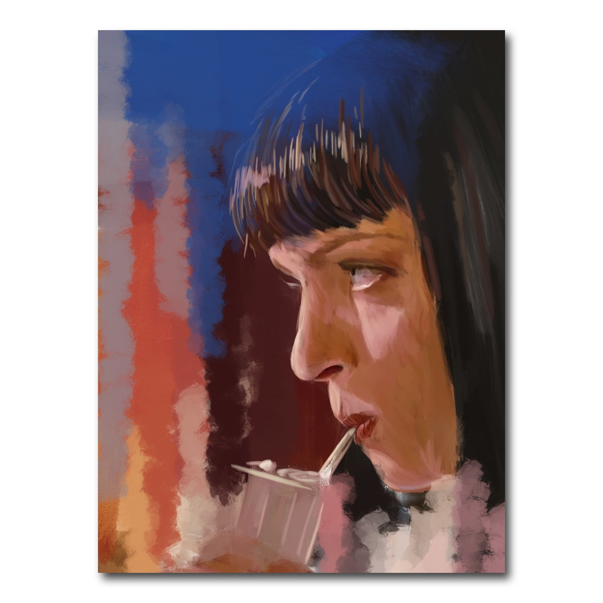 AUTO-MOCKUP WHITE | Mia and the Milkshake | 1 Piece | Gallery Wrap Canvas | group=3x4