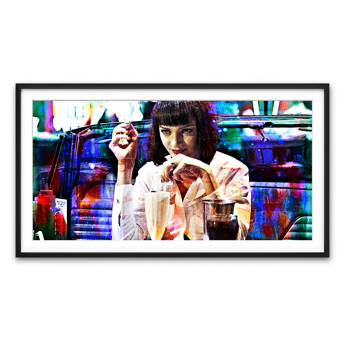 Framed Print 2x1 Black