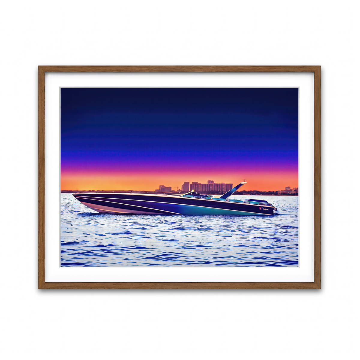 Framed Print 4x3 Walnut