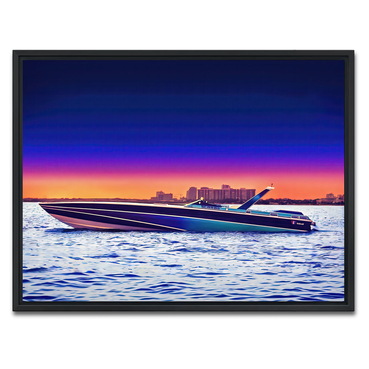AUTO-MOCKUP WHITE | Miami Vice Scarab | 1 Piece | Black Framed Canvas | group=4x3