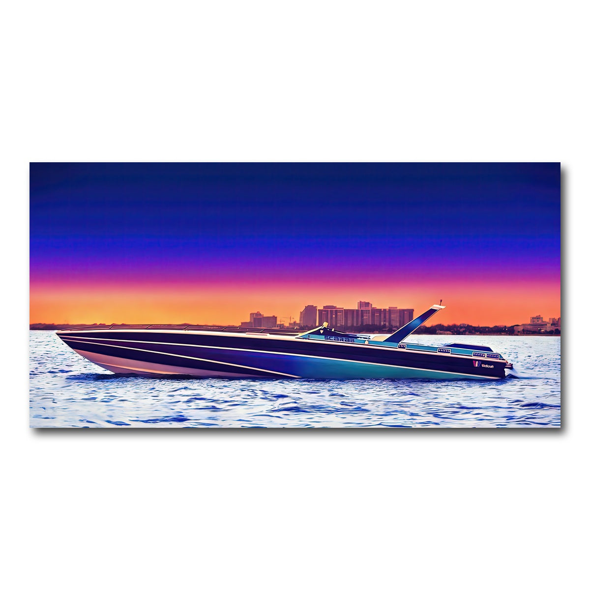 AUTO-MOCKUP WHITE | Miami Vice Scarab | 1 Piece | Gallery Wrap Canvas | group=2x1