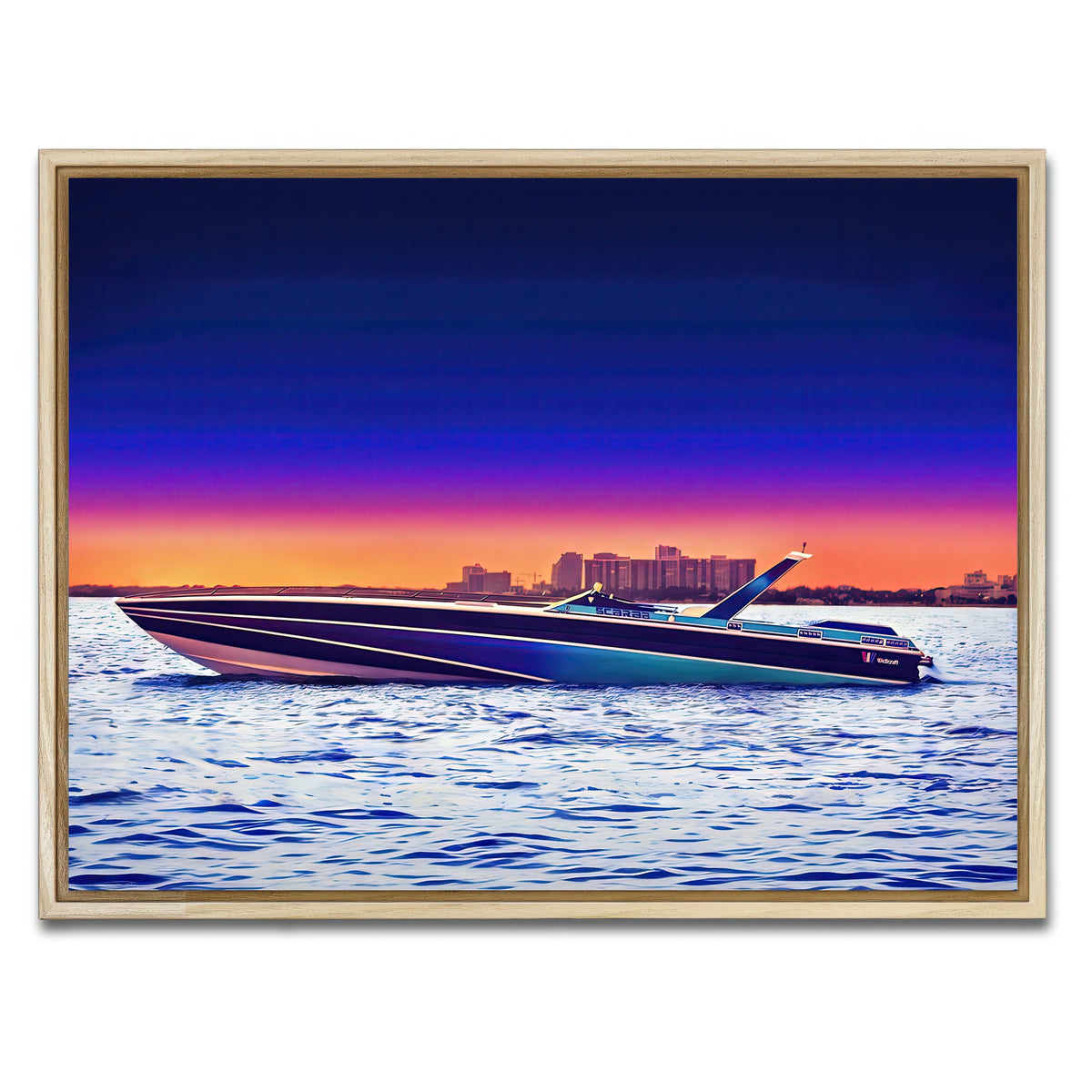 AUTO-MOCKUP WHITE | Miami Vice Scarab | 1 Piece | Natural Framed Canvas | group=4x3