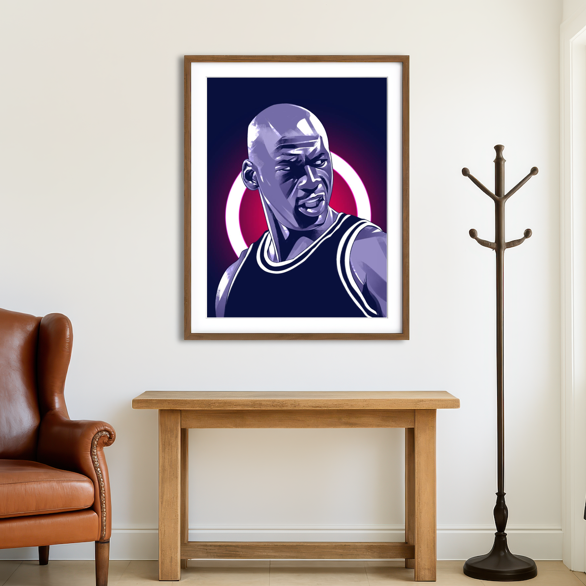 AUTO-MOCKUP ROOM | Michael Jordan Wall Art
