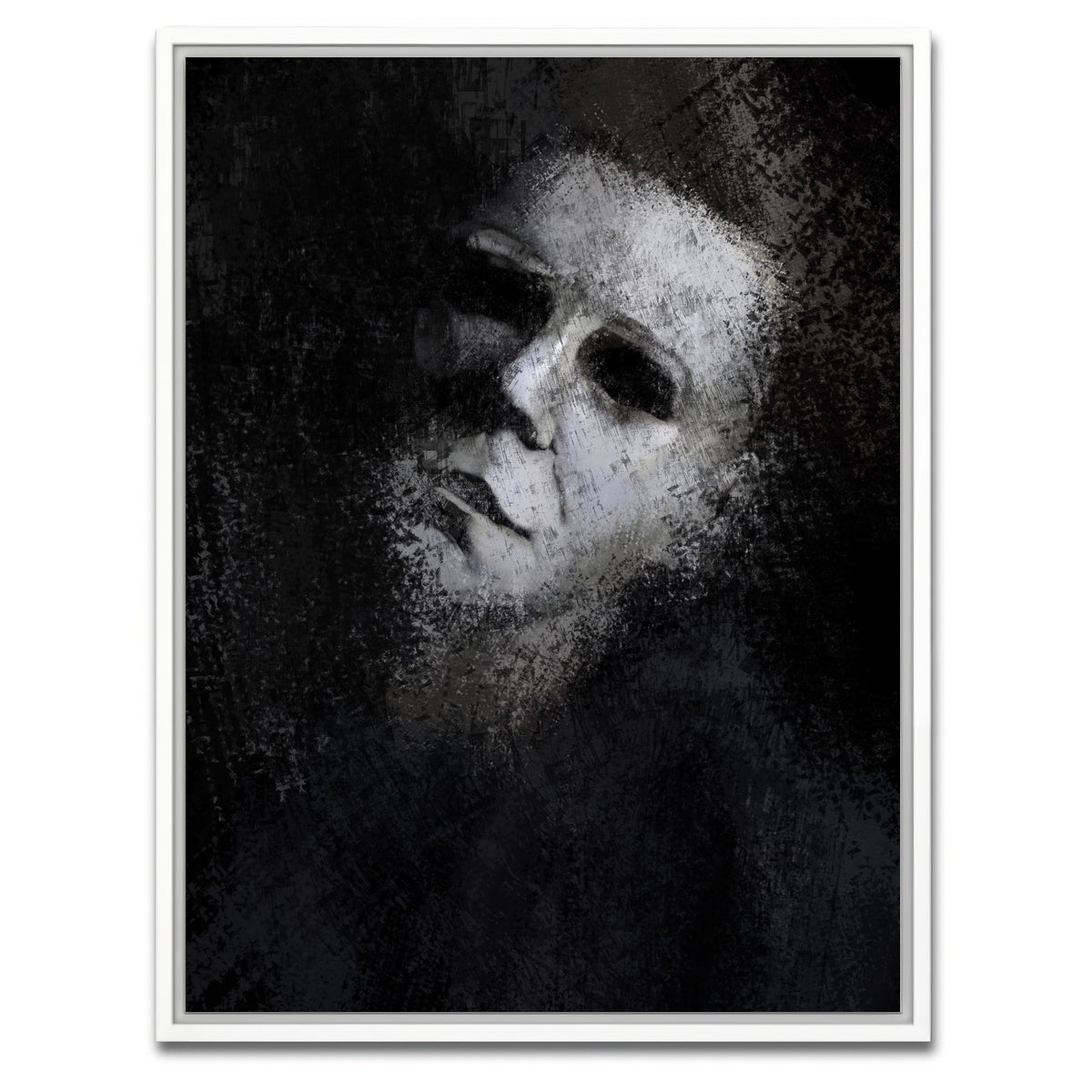 AUTO-MOCKUP WHITE | Michael Myers | 1 Piece | White Framed Canvas | group=3x4