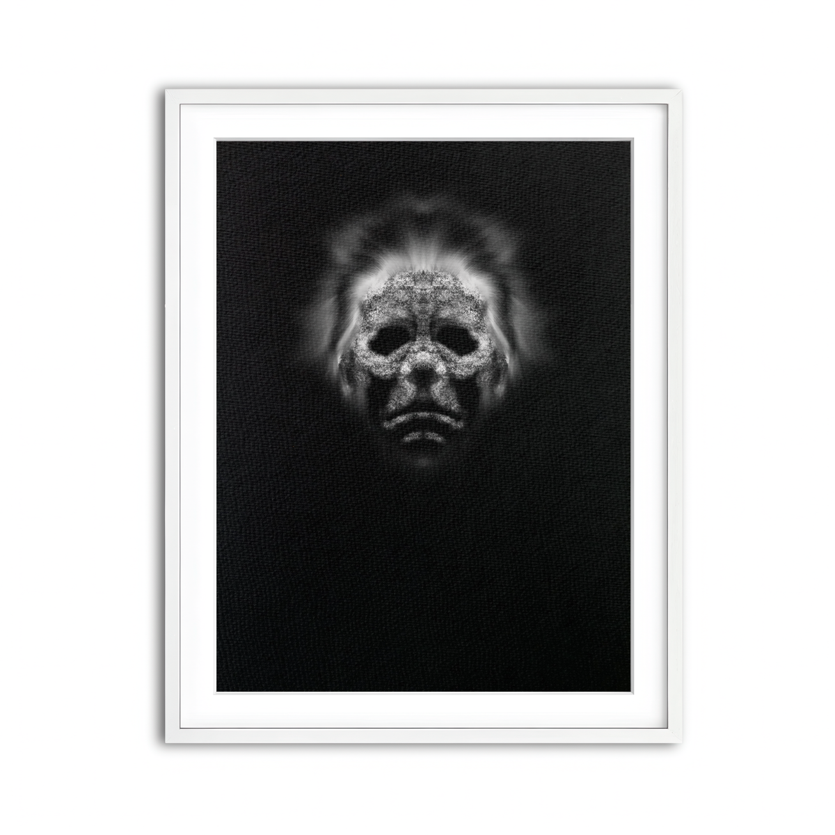Framed Print 3x4 White
