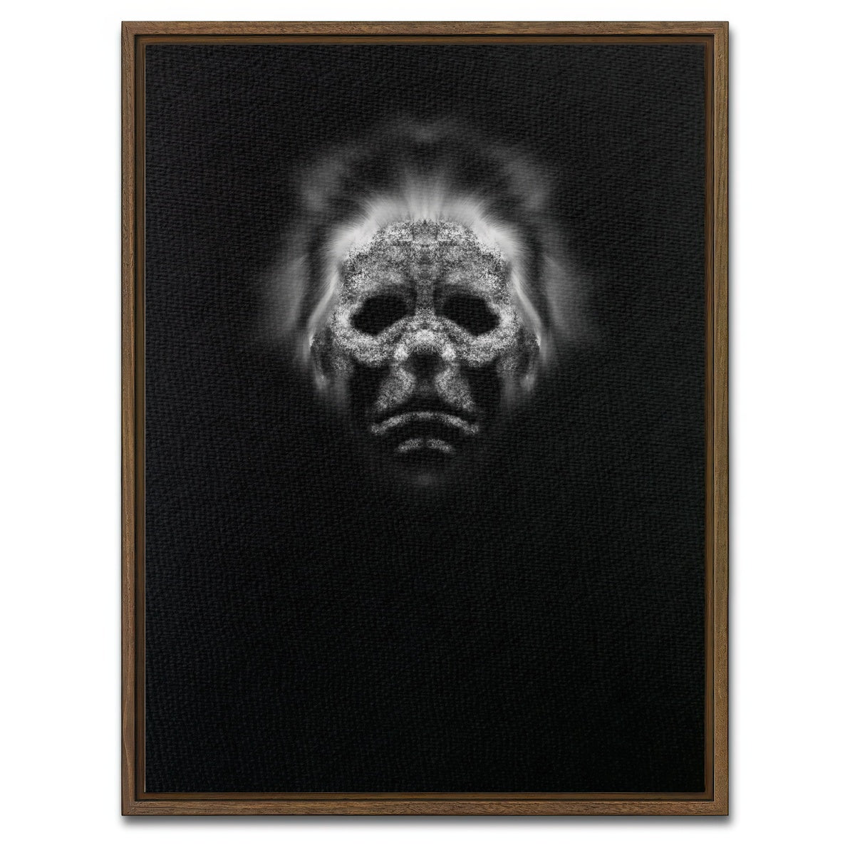 AUTO-MOCKUP WHITE | Michael | 1 Piece | Walnut Framed Canvas | group=3x4