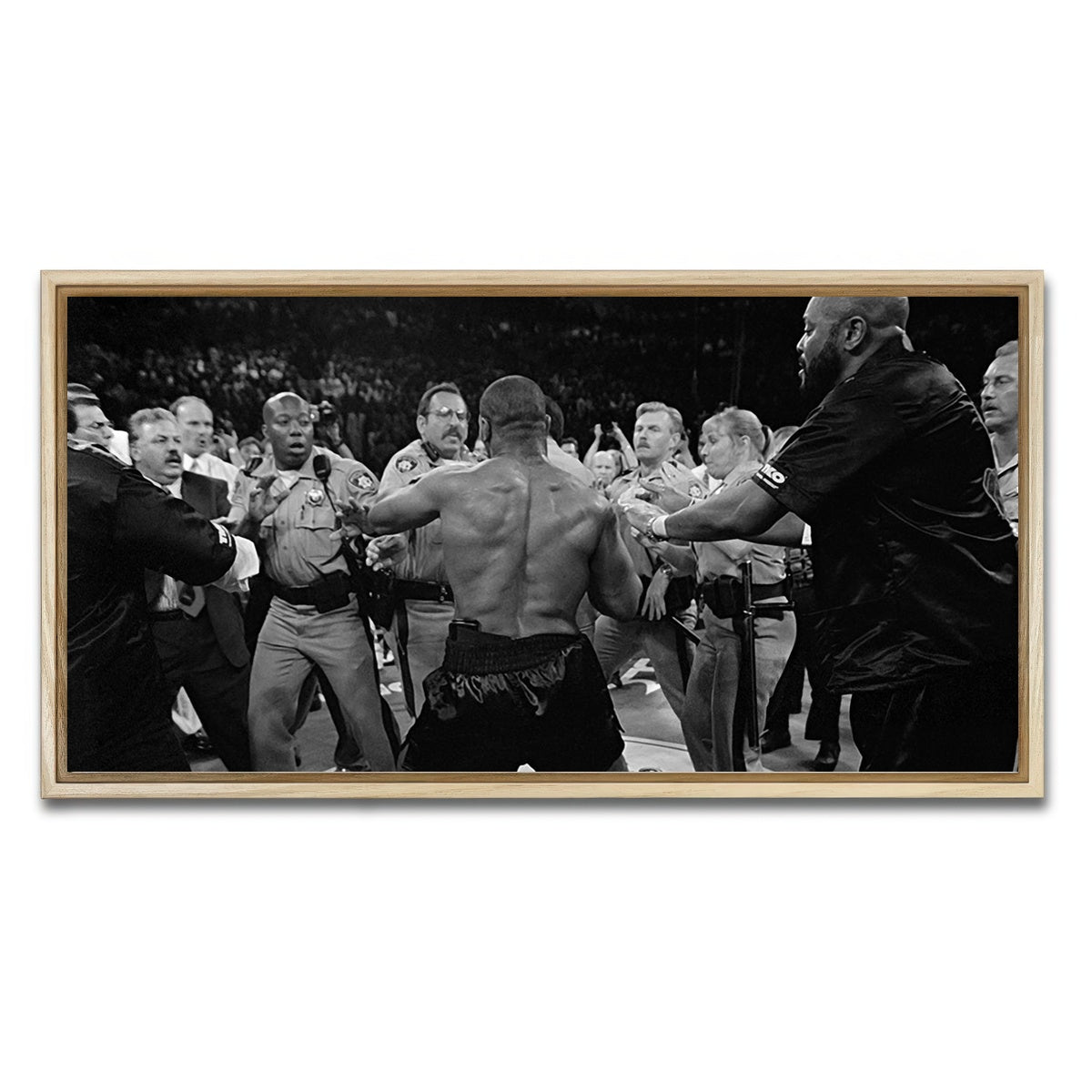 AUTO-MOCKUP WHITE | Mike Tyson | 1 Piece | Natural Framed Canvas | group=2x1