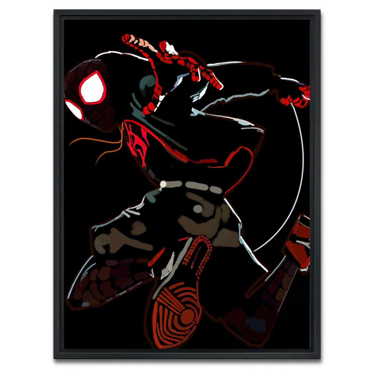 AUTO-MOCKUP WHITE | Miles | 1 Piece | Black Framed Canvas | group=3x4