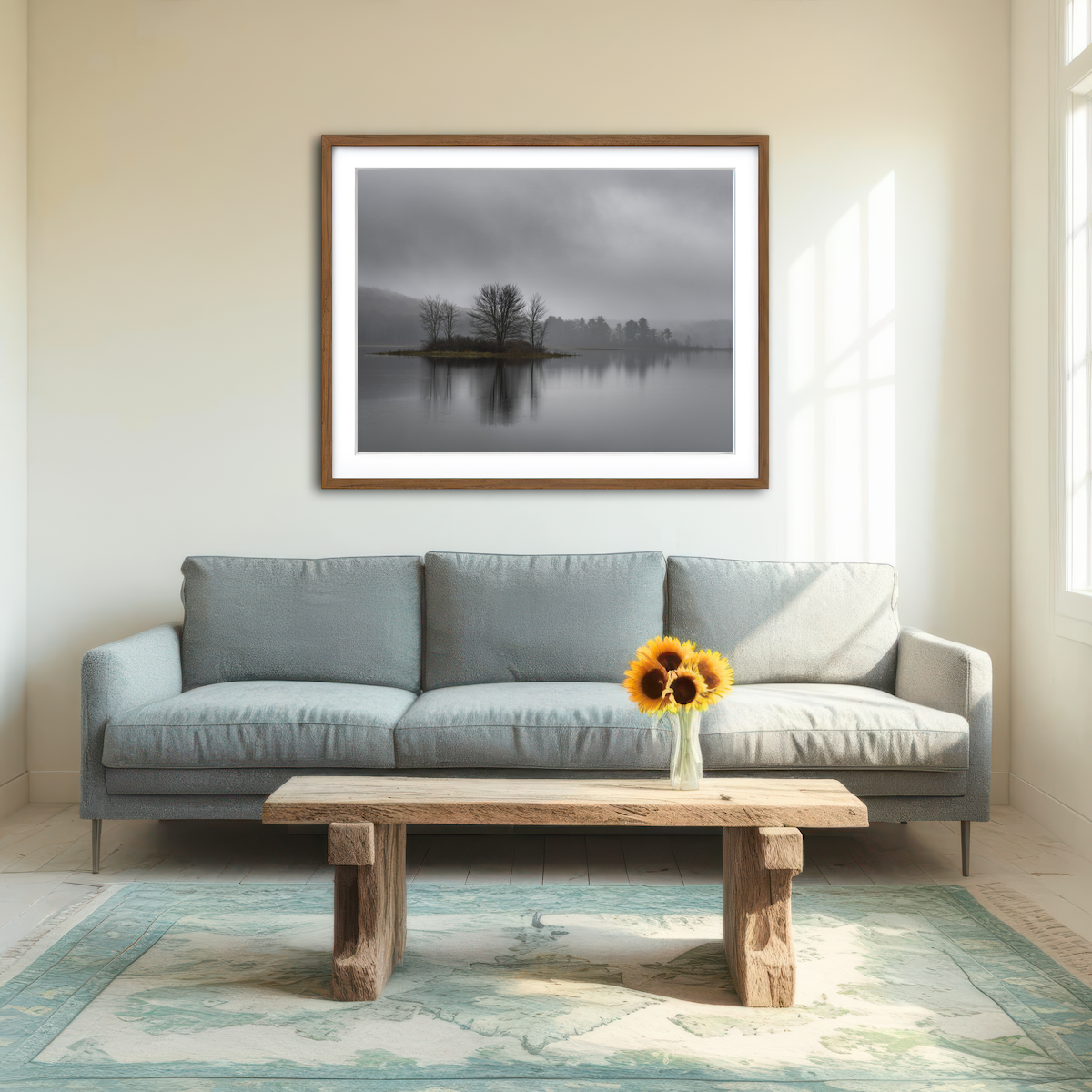 AUTO-MOCKUP ROOM | Misty Mornings Wall Art