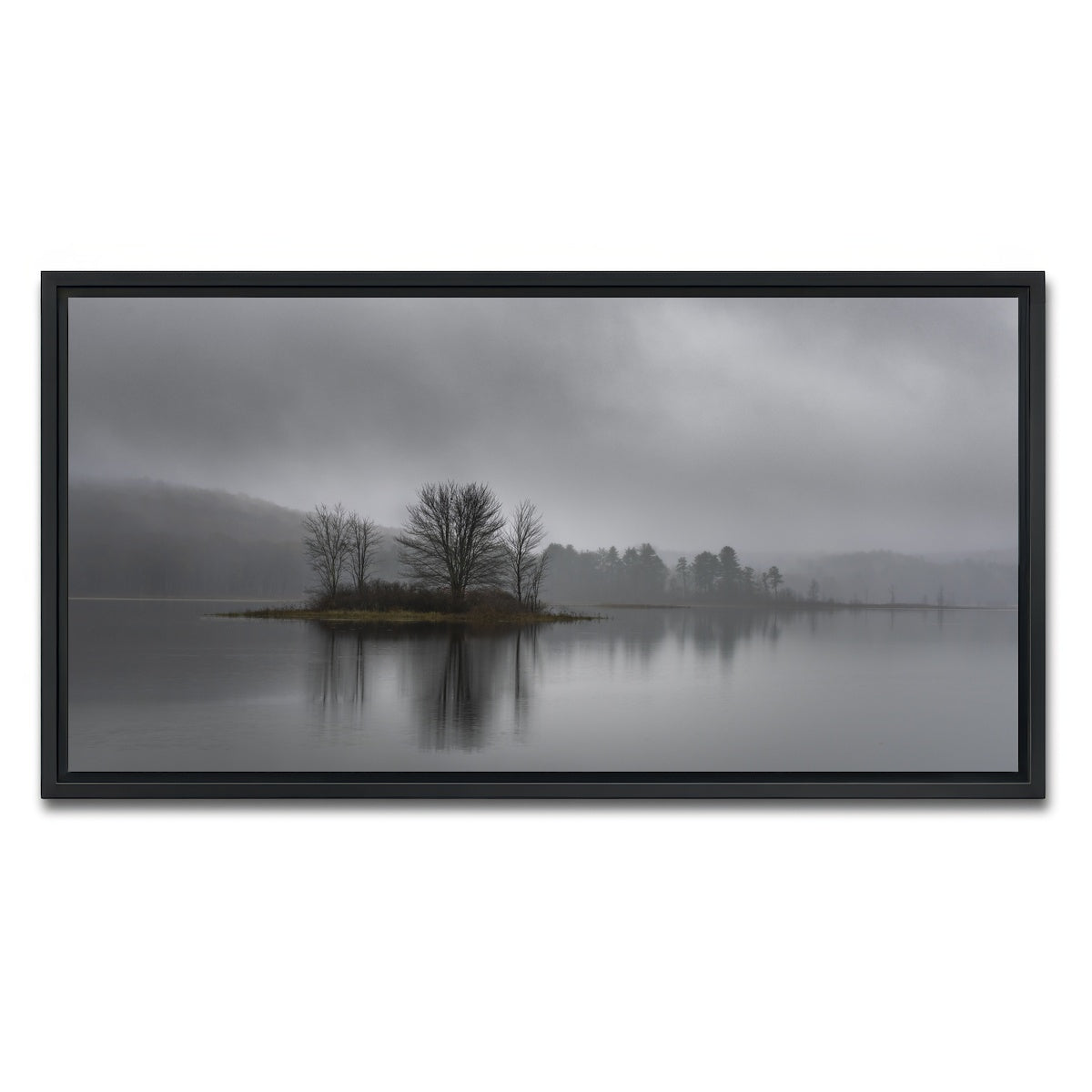 AUTO-MOCKUP WHITE | Misty Mornings | 1 Piece | Black Framed Canvas | group=2x1