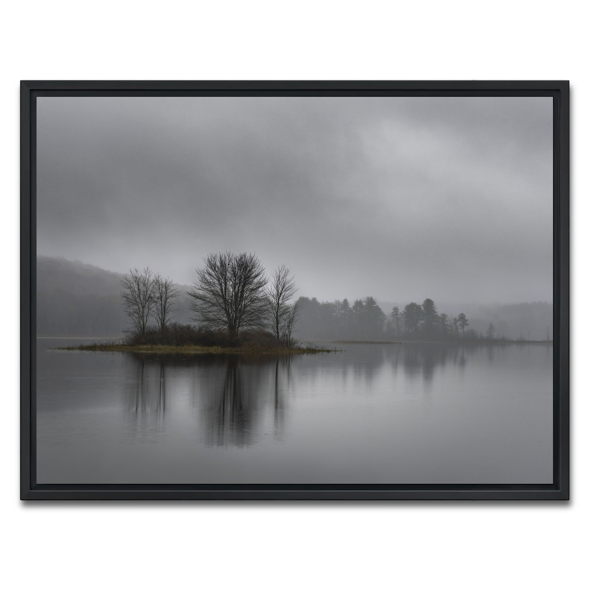 AUTO-MOCKUP WHITE | Misty Mornings | 1 Piece | Black Framed Canvas | group=4x3