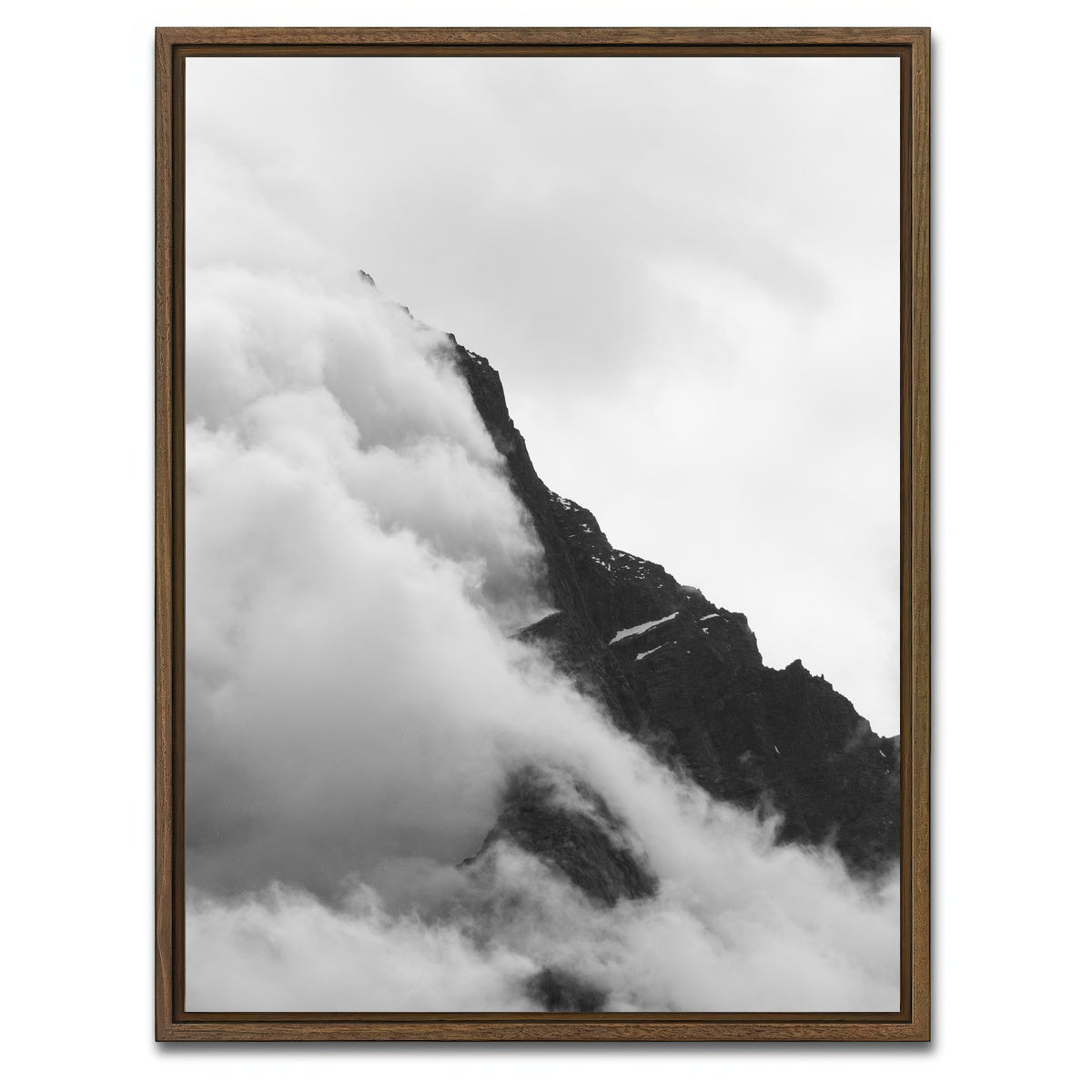 AUTO-MOCKUP WHITE | Misty Mountains | 1 Piece | Walnut Framed Canvas | group=3x4