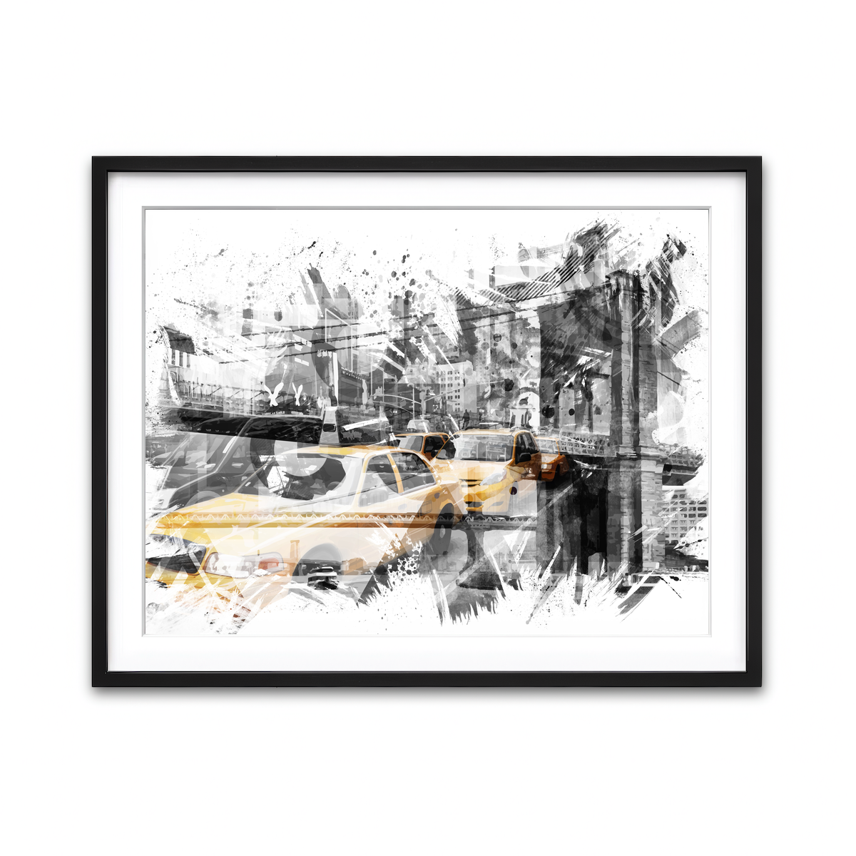 Framed Print 4x3 Black