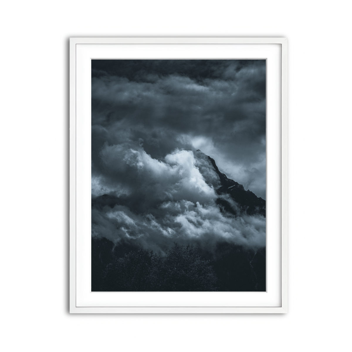 Framed Print 3x4 White