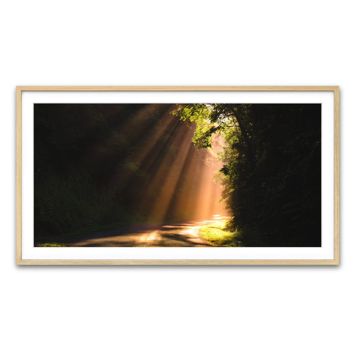 Framed Print 2x1 Natural