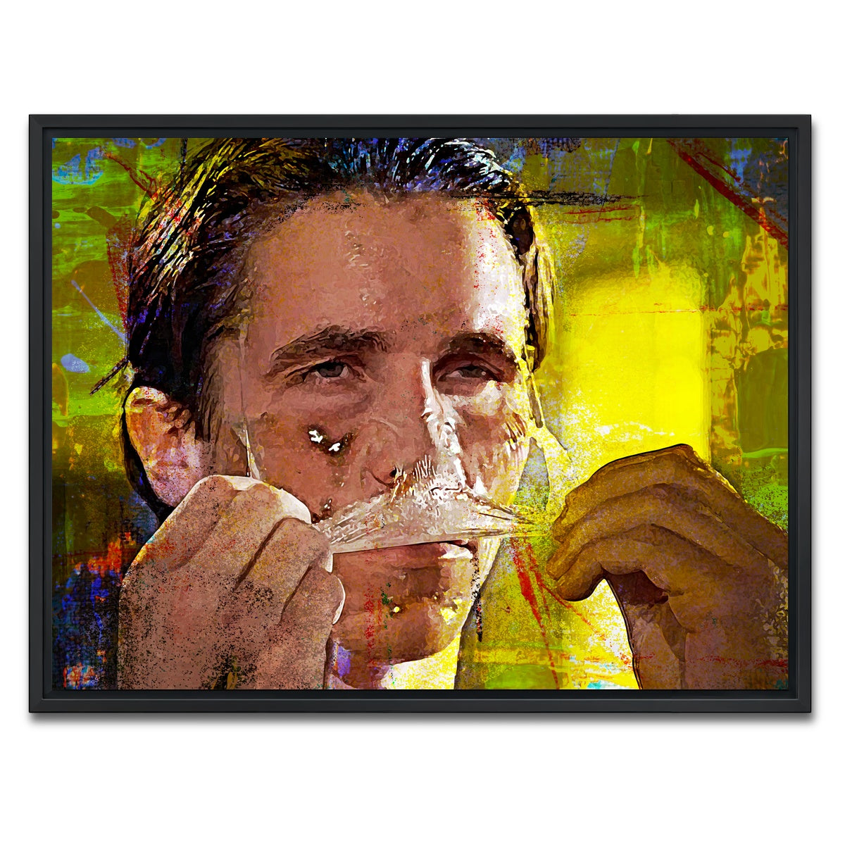 AUTO-MOCKUP WHITE | Morning Routine | 1 Piece | Black Framed Canvas | group=4x3