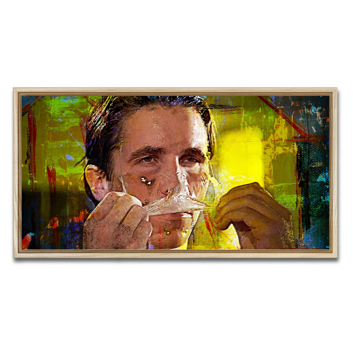 AUTO-MOCKUP WHITE | Morning Routine | 1 Piece | Natural Framed Canvas | group=2x1