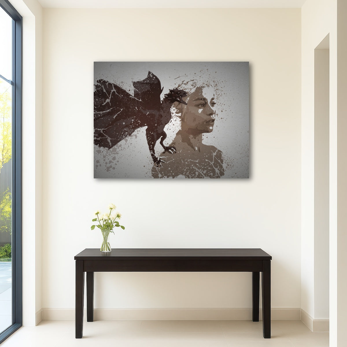 AUTO-MOCKUP ROOM | Mother of Dragons Splatter