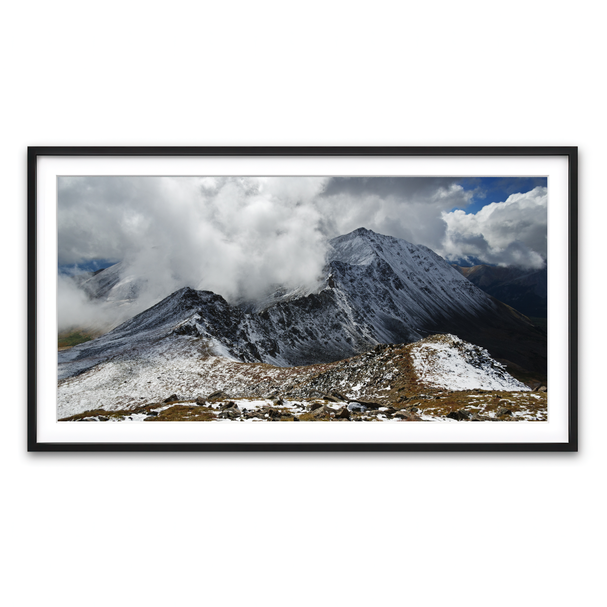 Framed Print 2x1 Black