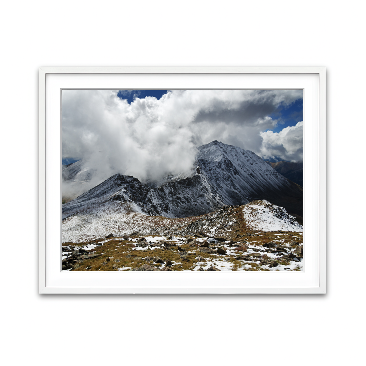 Framed Print 4x3 White