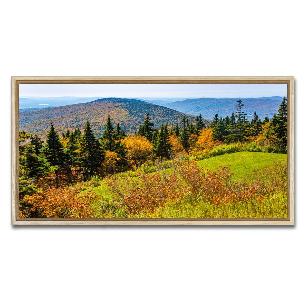 AUTO-MOCKUP WHITE | Mount Greylock Summit | 1 Piece | Natural Framed Canvas | group=2x1