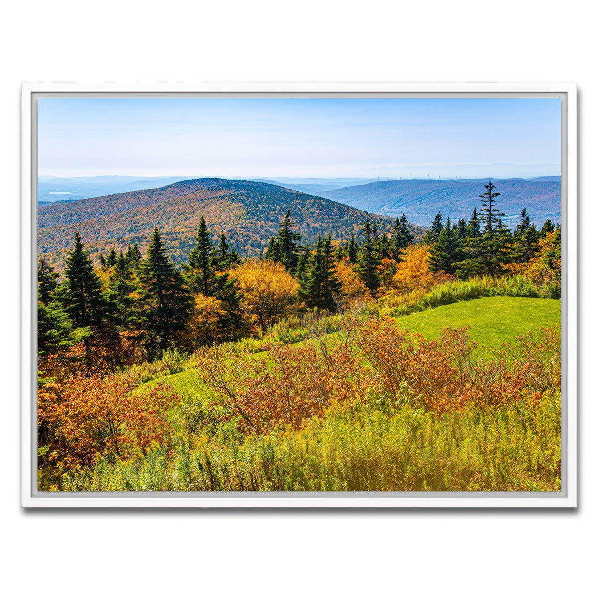 AUTO-MOCKUP WHITE | Mount Greylock Summit | 1 Piece | White Framed Canvas | group=4x3