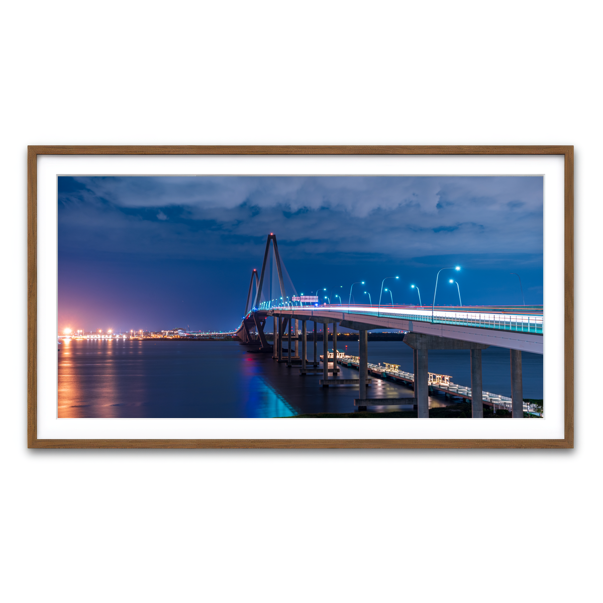 Framed Print 2x1 Walnut
