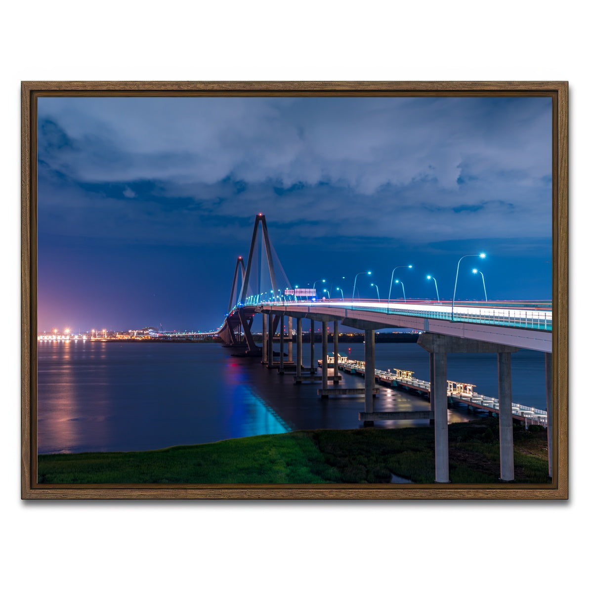 AUTO-MOCKUP WHITE | Mount Pleasant SC | 1 Piece | Walnut Framed Canvas | group=4x3