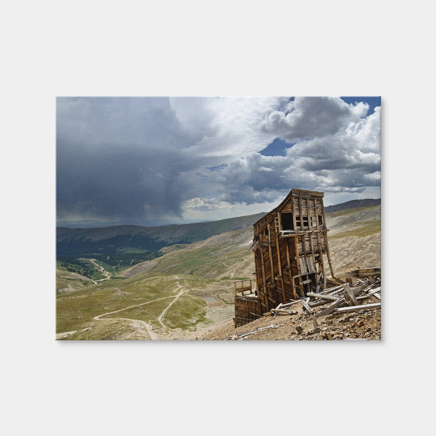 AUTO-MOCKUP WHITE | Mount Sherman Hilltop Mine Ruins | 1 Piece | Gallery Wrap Canvas | group=4x3