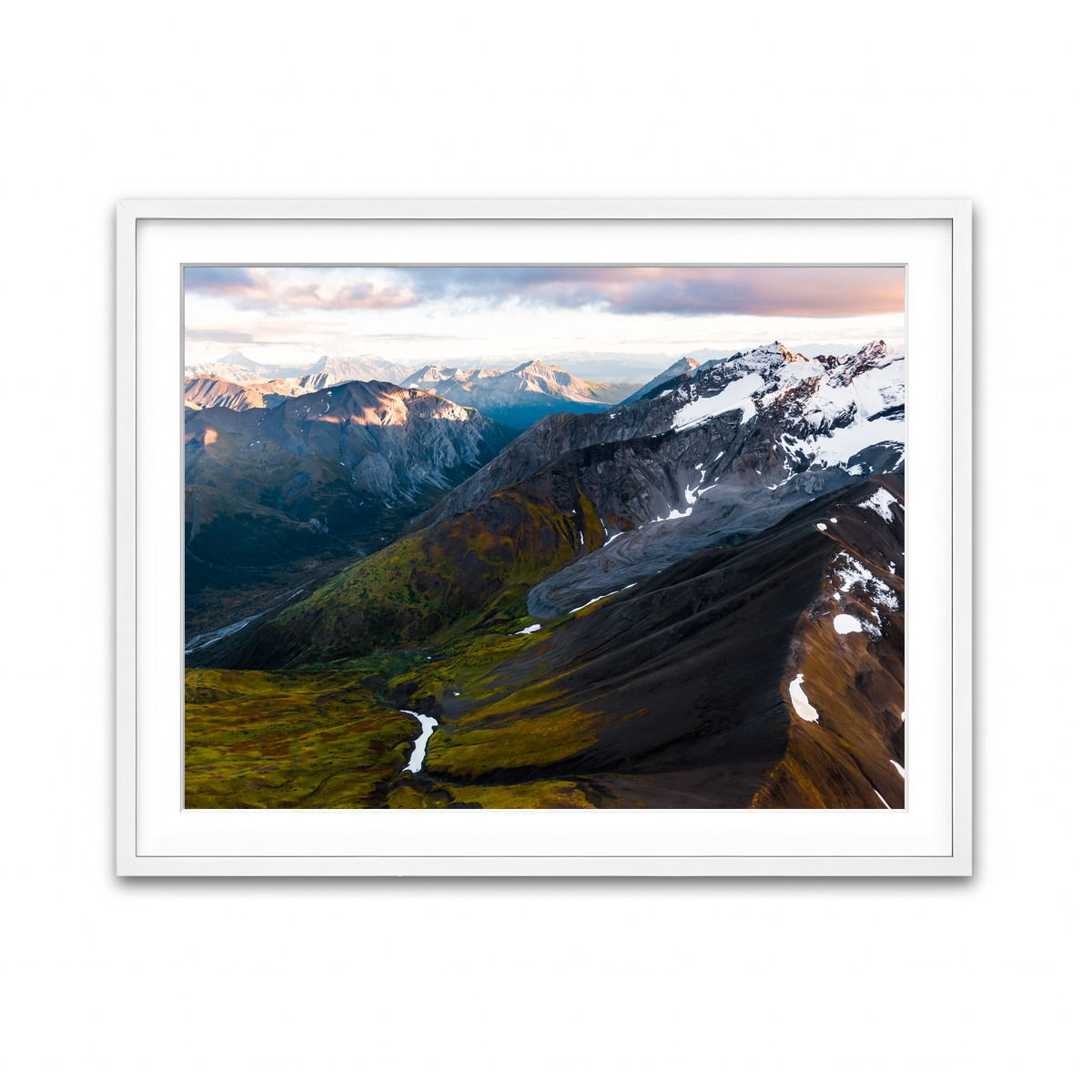 Framed Print 4x3 White