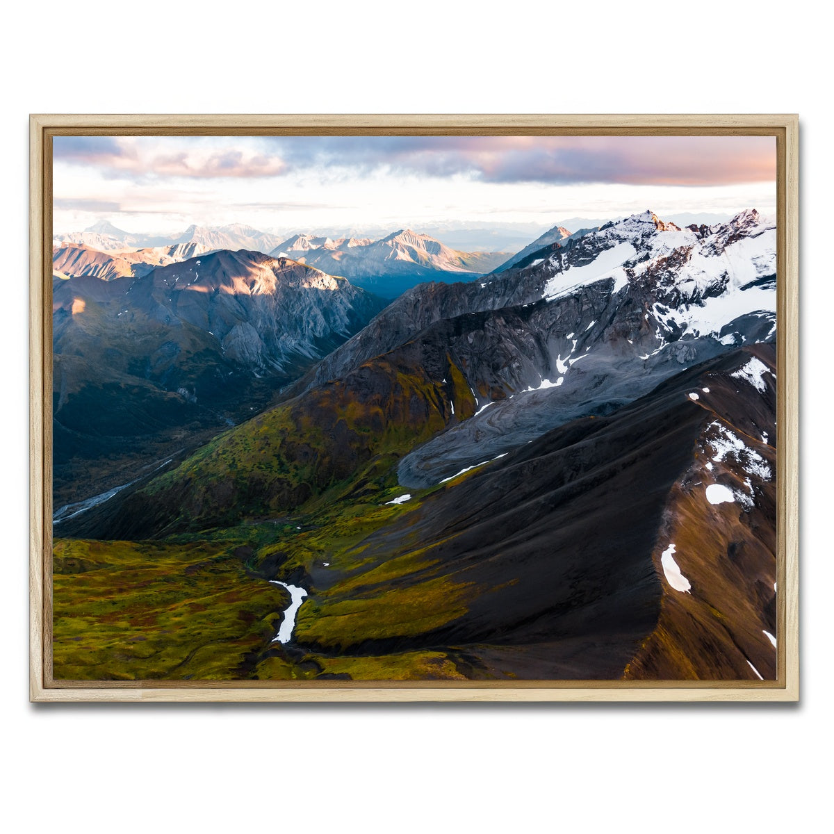 AUTO-MOCKUP WHITE | Mountains and Valleys | 1 Piece | Natural Framed Canvas | group=4x3