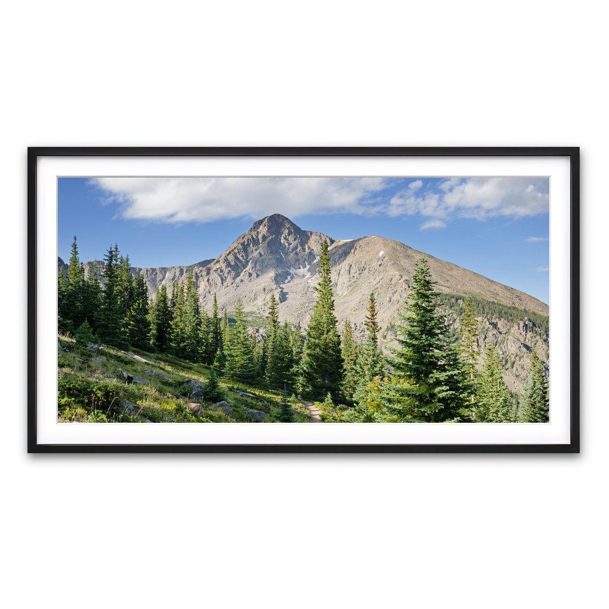 Framed Print 2x1 Black