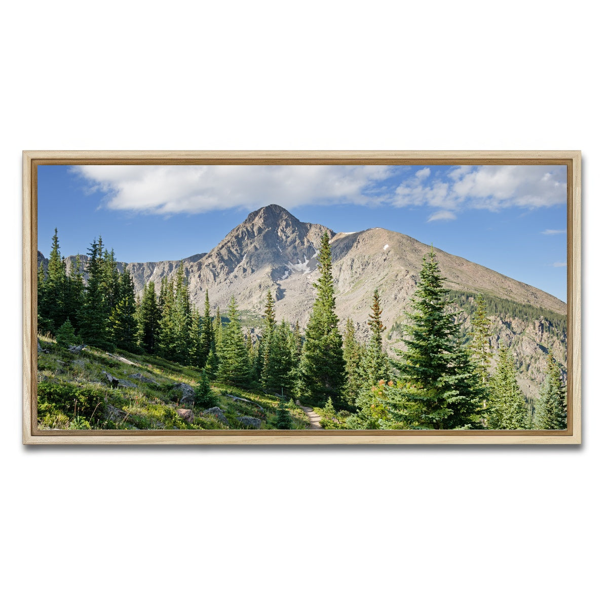 AUTO-MOCKUP WHITE | Mt. of the Holy Cross | 1 Piece | Natural Framed Canvas | group=2x1