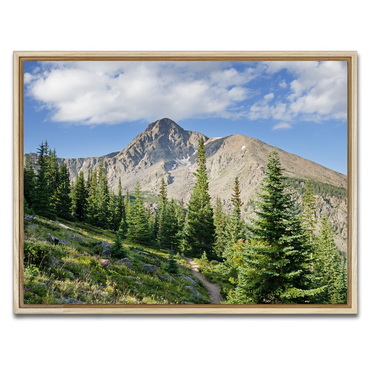AUTO-MOCKUP WHITE | Mt. of the Holy Cross | 1 Piece | Natural Framed Canvas | group=4x3