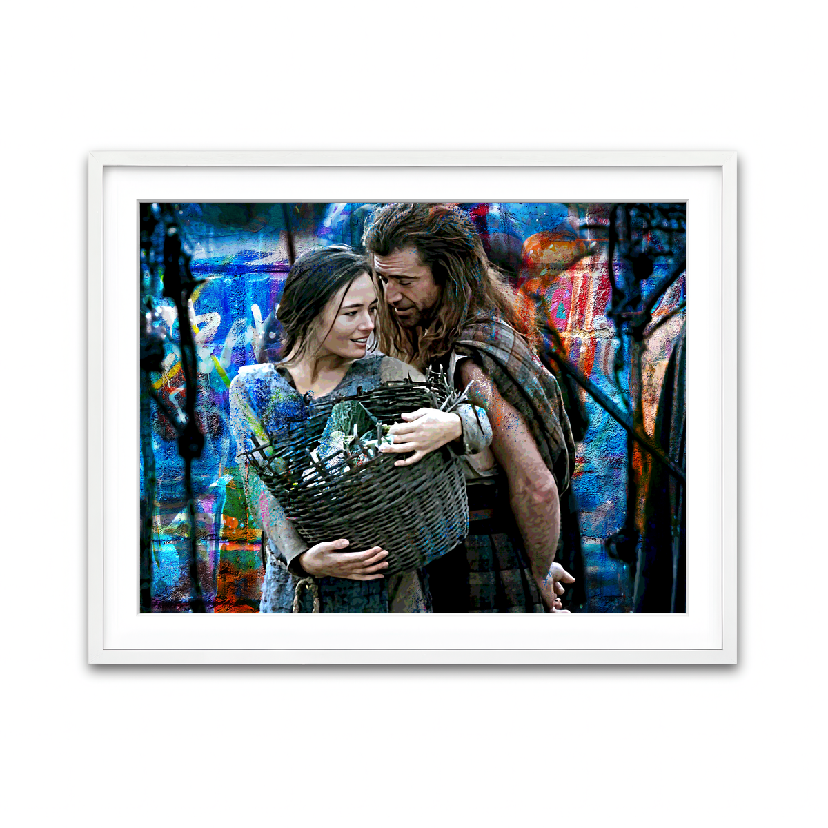 Framed Print 4x3 White