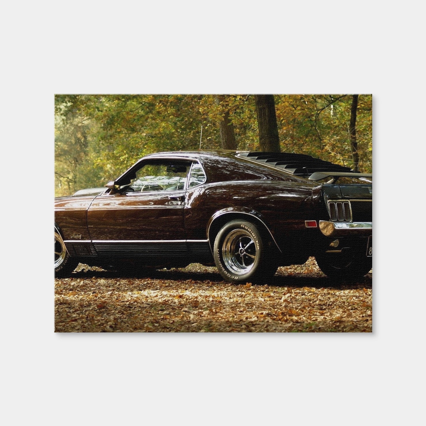 AUTO-MOCKUP WHITE | Mustang | 1 Piece | Gallery Wrap Canvas | group=4x3
