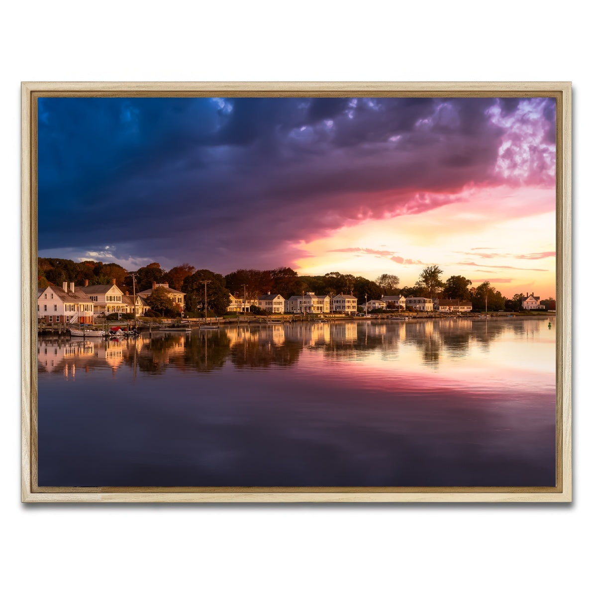 AUTO-MOCKUP WHITE | Mystic River | 1 Piece | Natural Framed Canvas | group=4x3